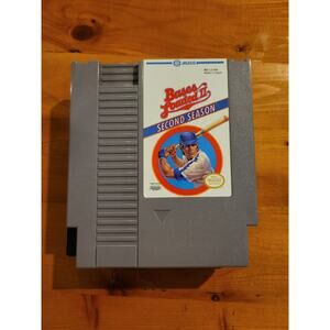 Vintage Nintendo NES Game Bases Loaded II: Second Season TESTED WORKS